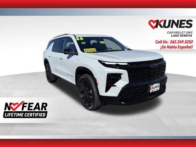 New 2026 Chevrolet Traverse RS