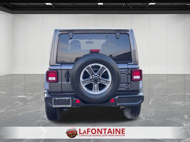 Used 2021 Jeep Wrangler Unlimited Sahara w/ Uconnect 4C Nav & Sound Group image 4