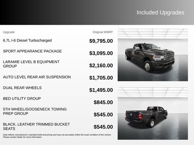Used 2024 RAM 3500 Laramie w/ Sport Appearance Package AWD/4WD image 4