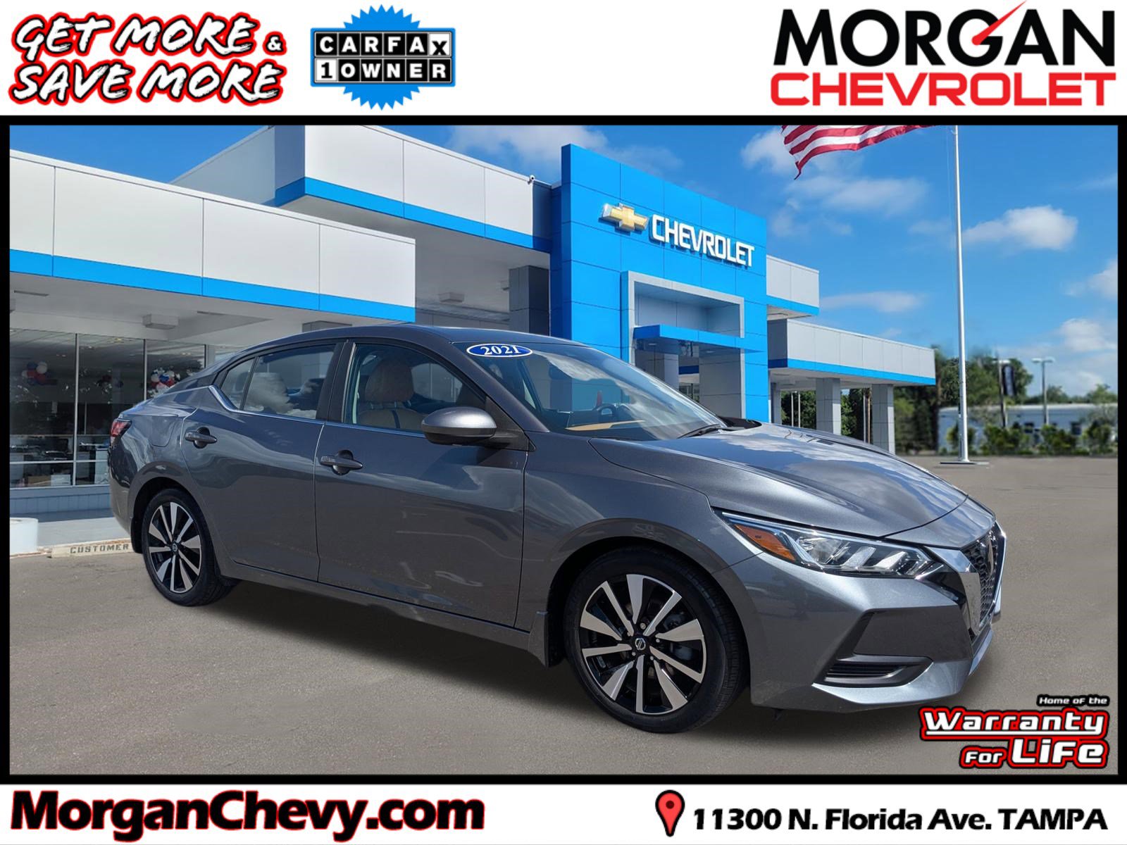 Used 2021 Nissan Sentra SV w/ SV Premium Package image 1