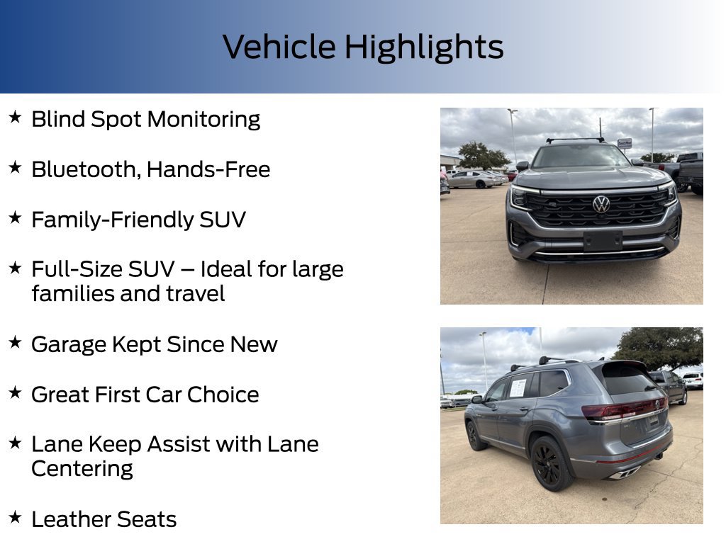 Used 2024 Volkswagen Atlas SEL Premium R-Line AWD/4WD image 6