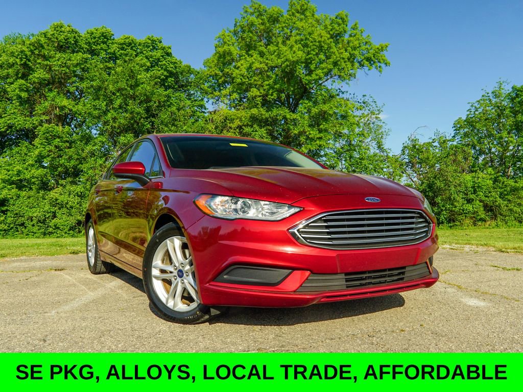 Used 2018 Ford Fusion SE w/ Fusion SE Technology Package FWD image 1