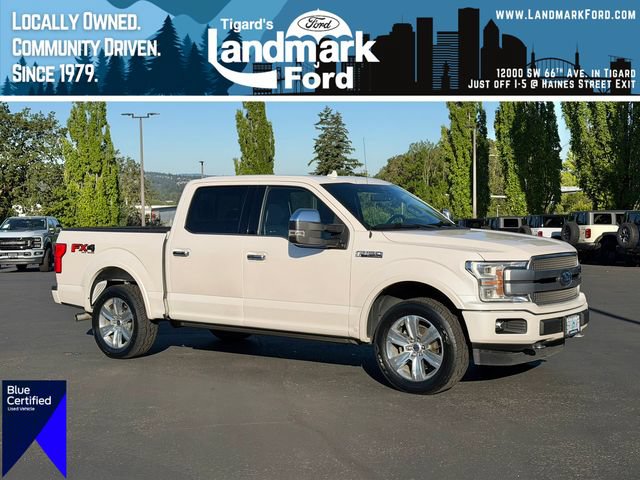 Certified 2018 Ford F150 Platinum w/ Equipment Group 701A Luxury