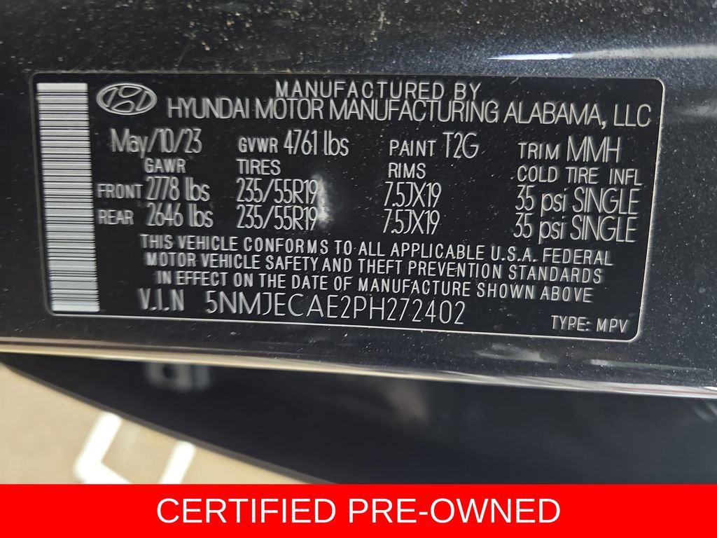 Certified 2023 Hyundai Tucson Limited AWD/4WD image 36