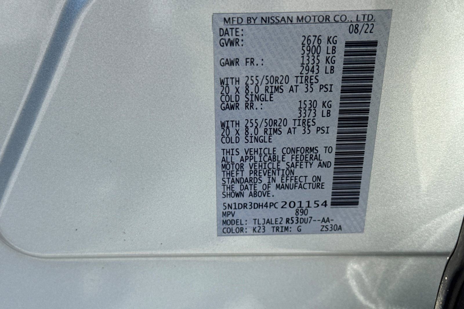 Used 2023 Nissan Pathfinder Platinum FWD image 33