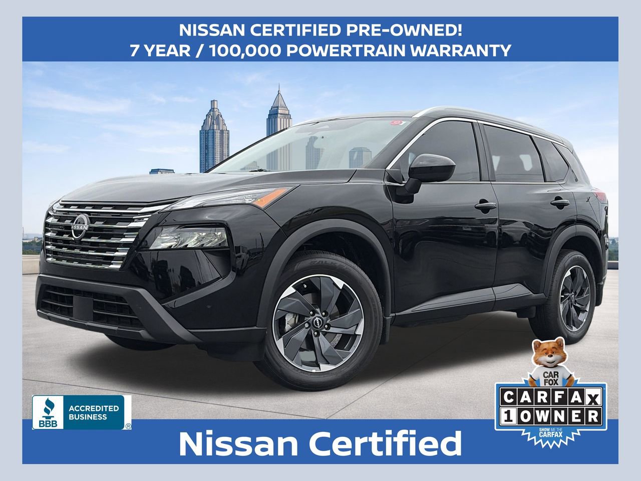 Certified 2025 Nissan Rogue SV w/ SV Premium Package FWD image 1
