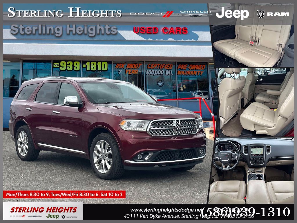 Used 2020 Dodge Durango Citadel w/ Technology Group
