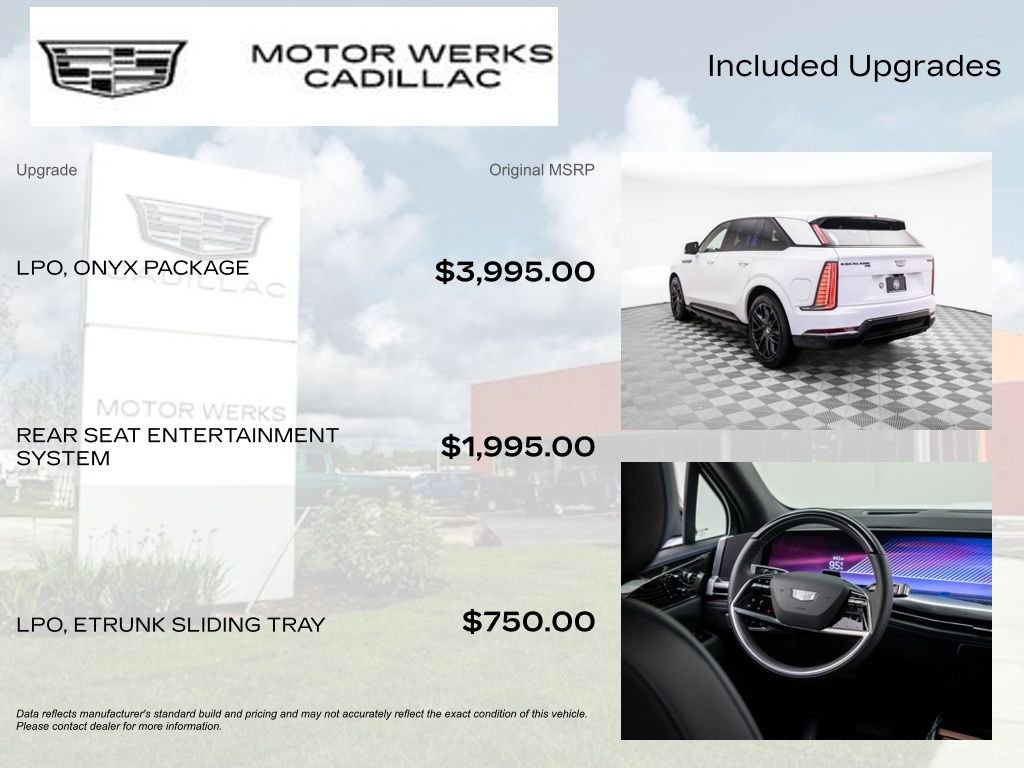 New 2025 Cadillac Escalade IQ Sport 1 w/ LPO, ONYX Package image 9