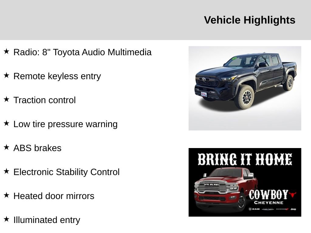 Used 2024 Toyota Tacoma TRD Off-Road image 2