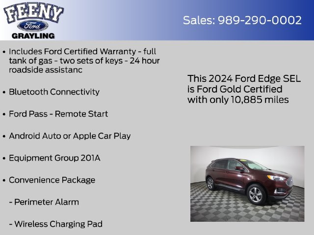 Used 2024 Ford Edge SEL w/ Convenience Package AWD/4WD image 9