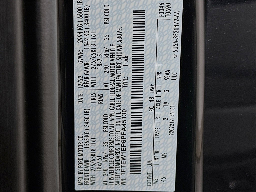 Used 2023 Ford F150 XLT w/ Equipment Group 302A High image 30