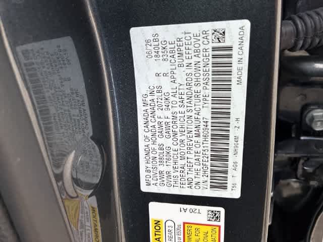 Certified 2026 Honda Civic Sport image 37