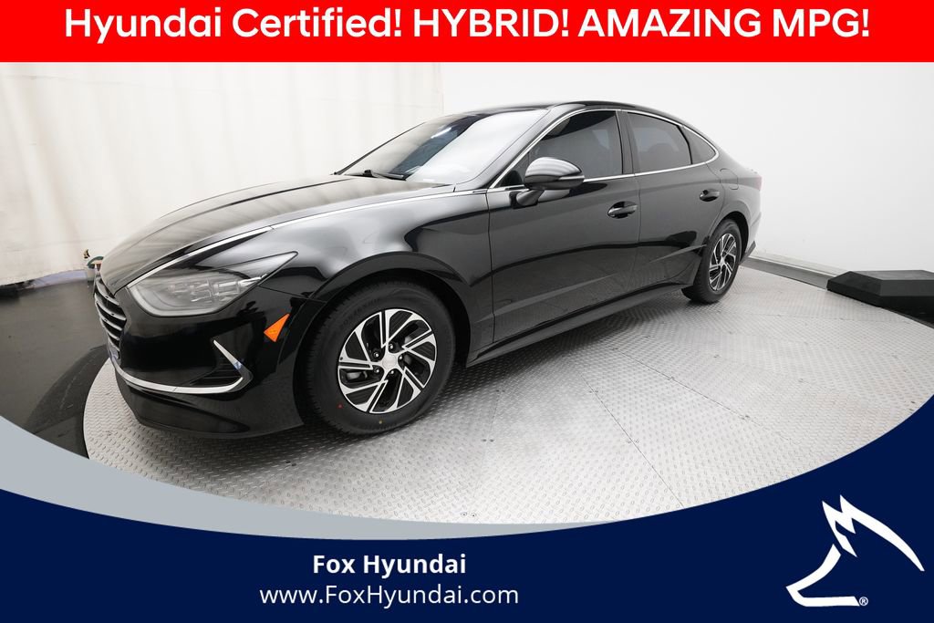 Used 2023 Hyundai Sonata Blue image 1