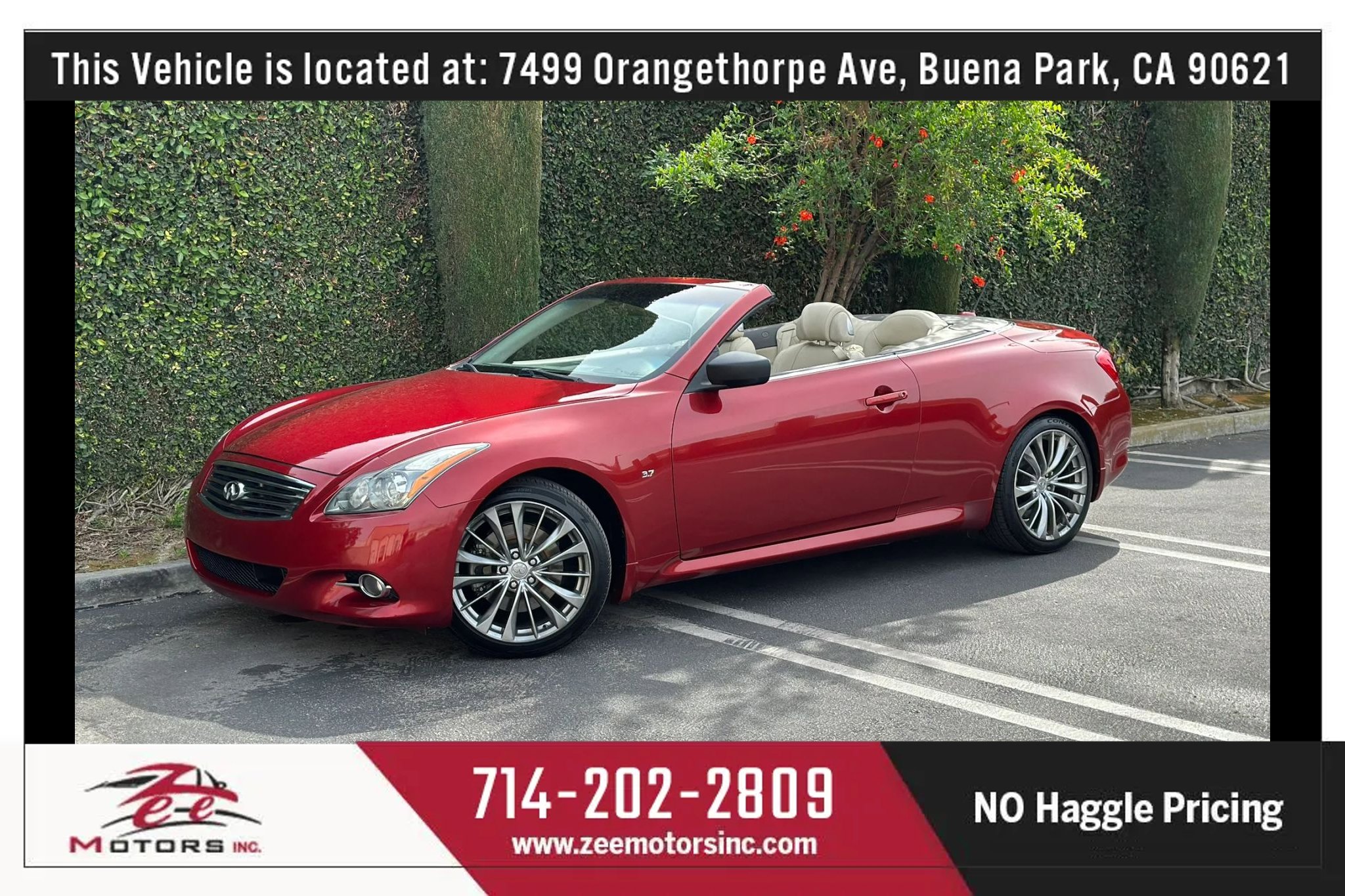 Used 2014 INFINITI Q60 Convertible w/ Premium Package image 18