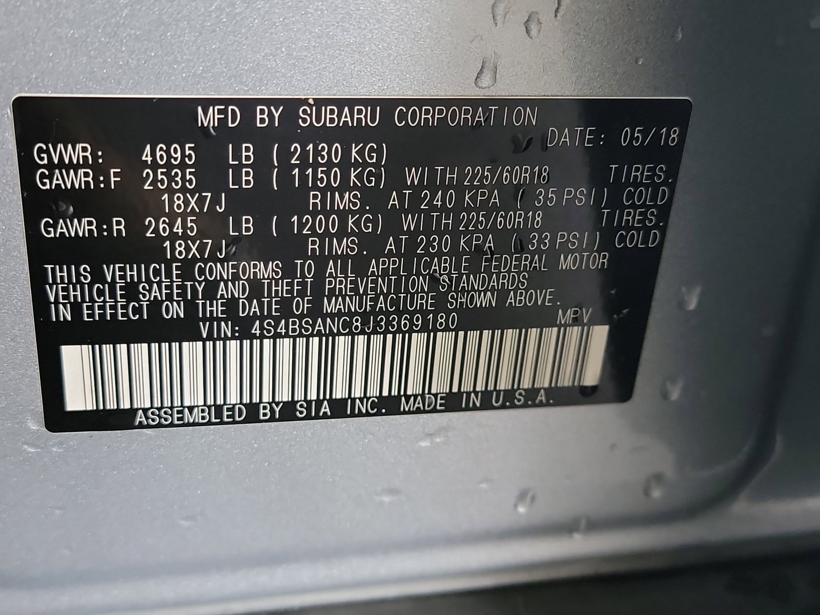 Used 2018 Subaru Outback 2.5i Limited AWD/4WD image 33
