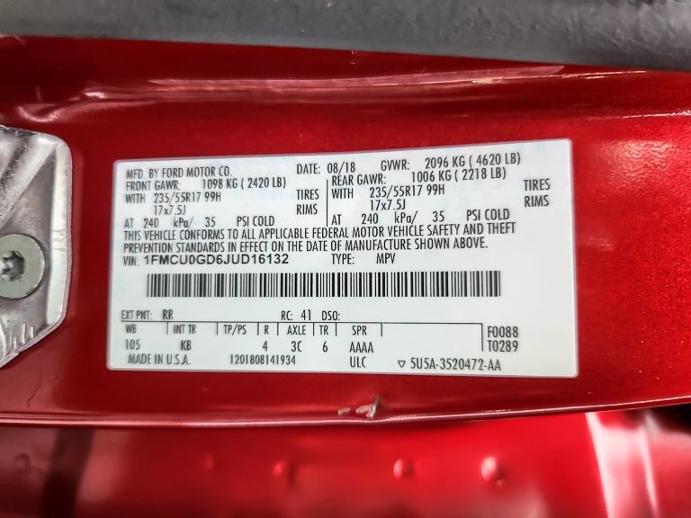 Used 2018 Ford Escape SE FWD image 23