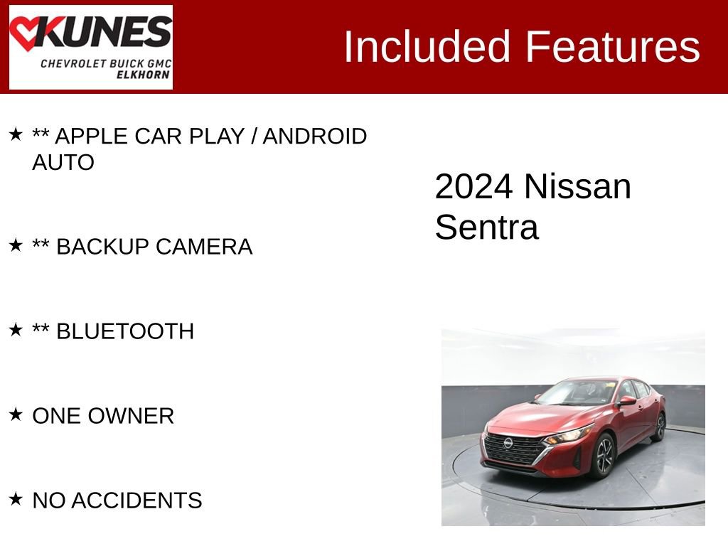 Used 2024 Nissan Sentra SV image 2