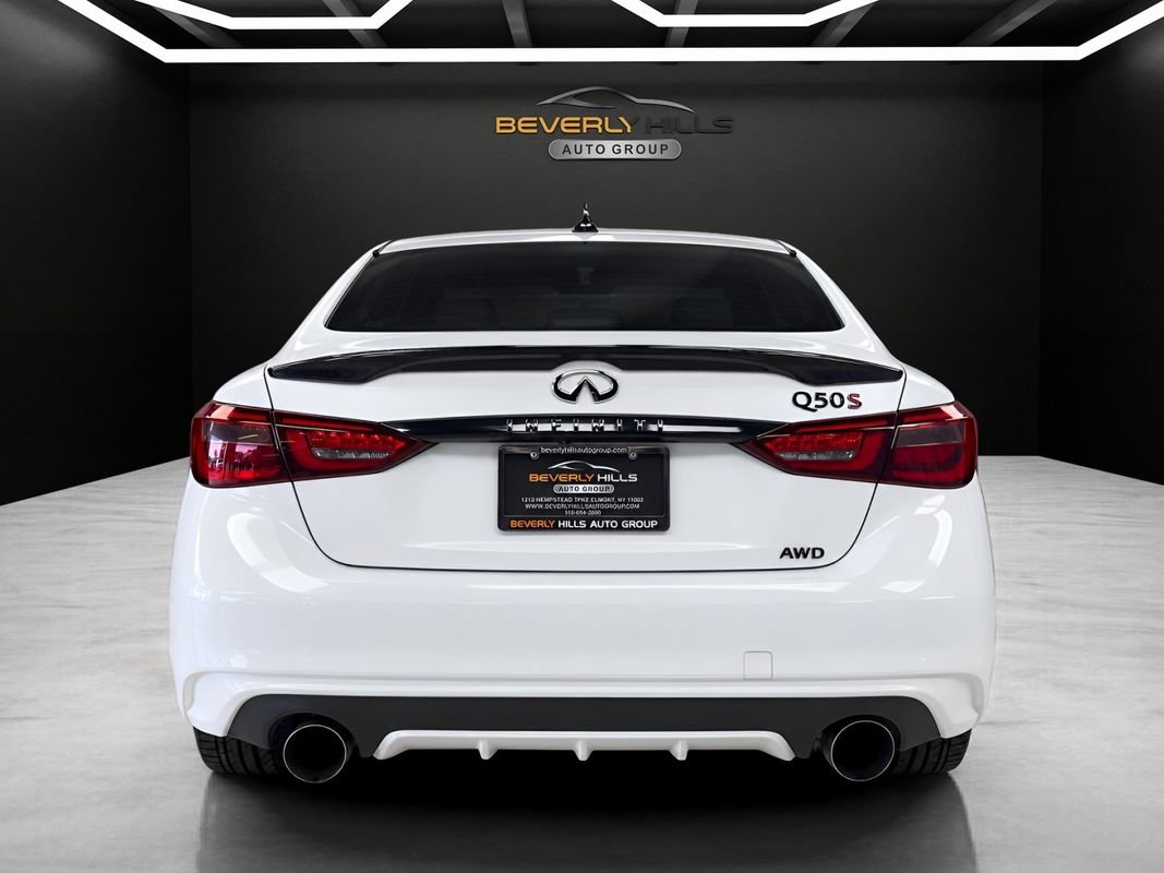 Used 2018 INFINITI Q50 Red Sport 400 AWD/4WD image 5