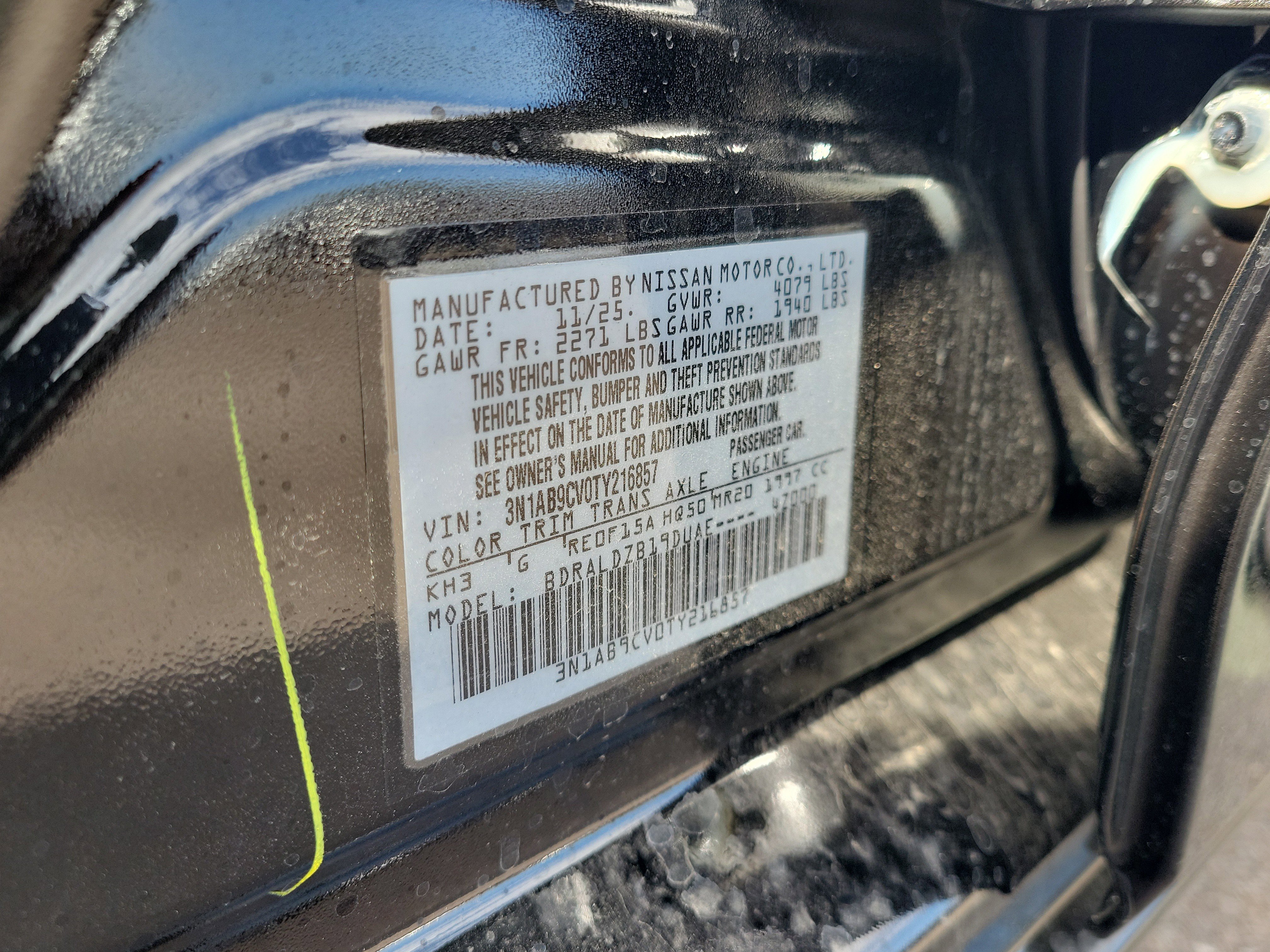 New 2026 Nissan Sentra SV w/ SV Convenience Package image 34