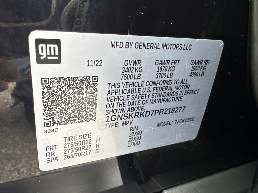 Used 2023 Chevrolet Tahoe RST w/ Luxury Package AWD/4WD image 16