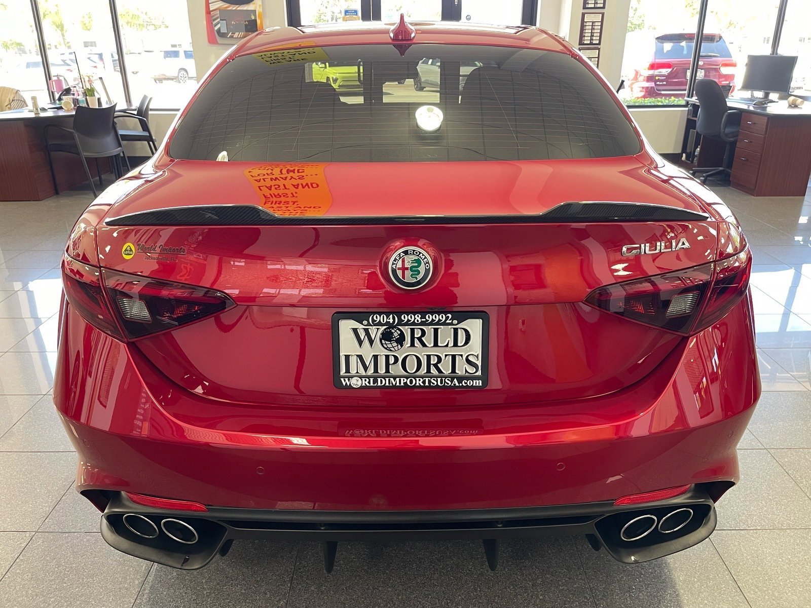 Used 2023 Alfa Romeo Giulia Quadrifoglio w/ Active Assist Plus Package RWD image 4
