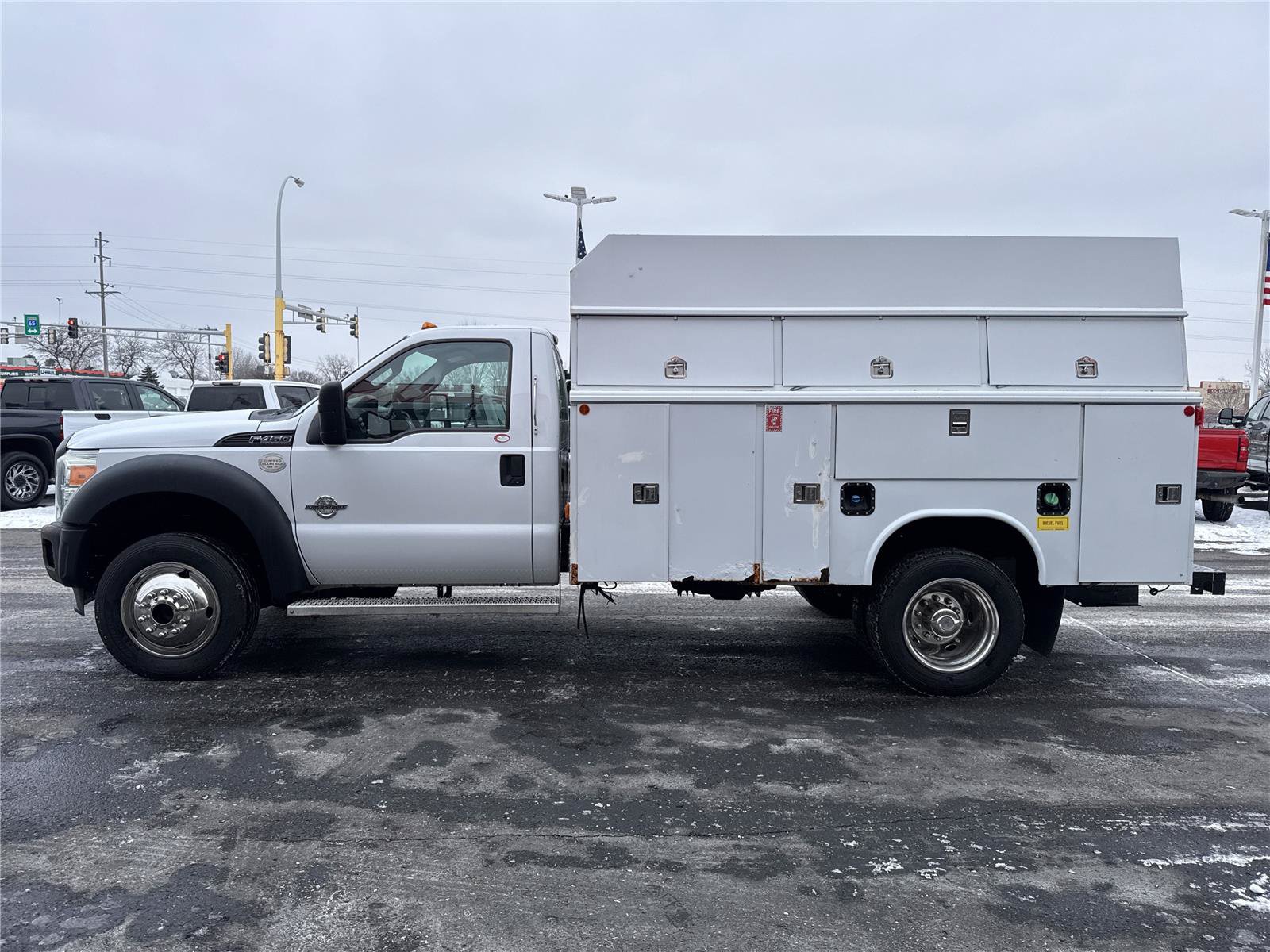 Used 2014 Ford F450 XL w/ Snow Plow Prep Package AWD/4WD image 4