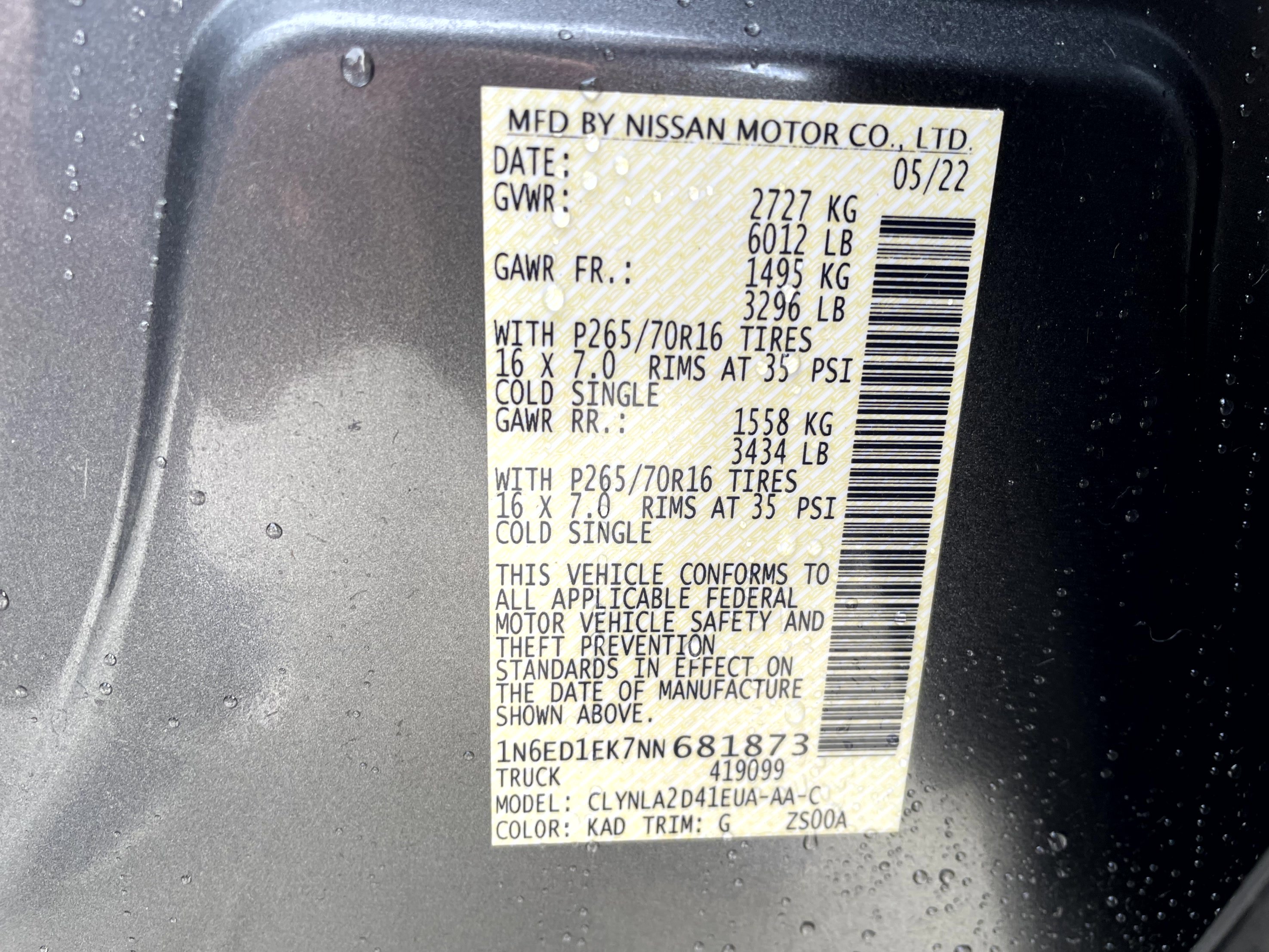 Used 2022 Nissan Frontier S w/ Technology Package image 22