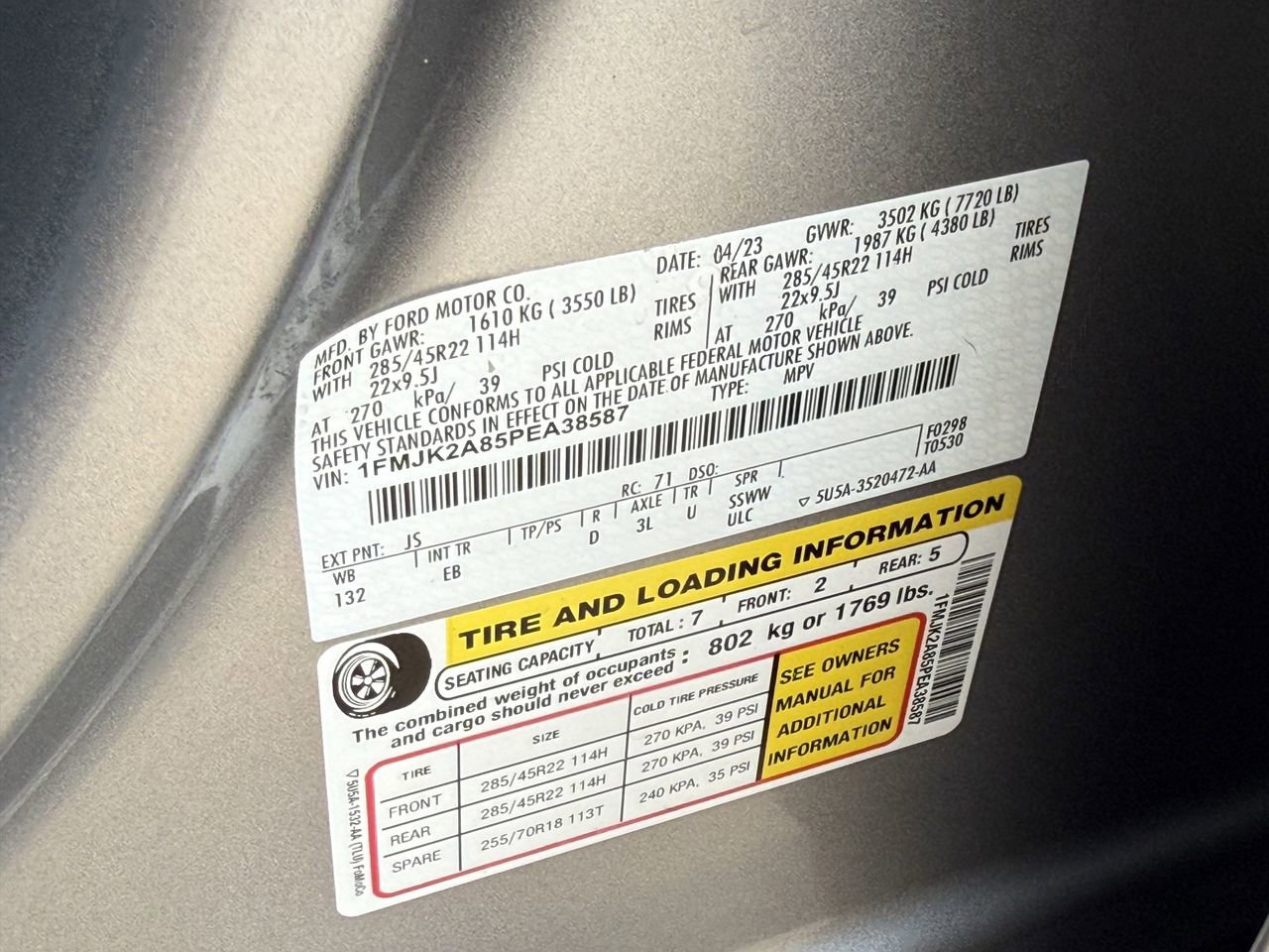 Used 2023 Ford Expedition Max Limited image 33