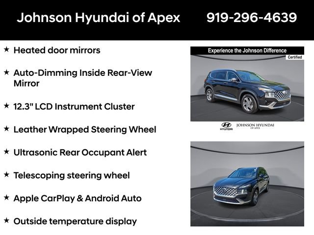 Certified 2021 Hyundai Santa Fe SEL w/ Convenience Package FWD image 18