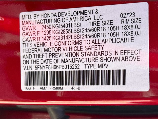 Certified 2023 Honda Passport TrailSport image 33