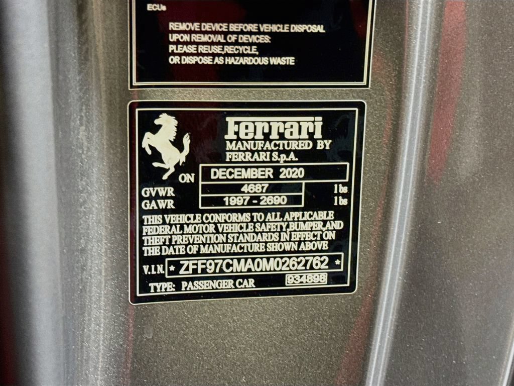 Used 2021 Ferrari 812 GTS RWD image 25