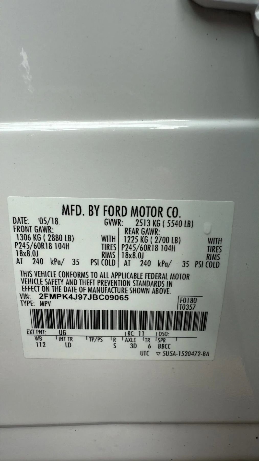 Used 2018 Ford Edge SEL w/ Equipment Group 201A image 33