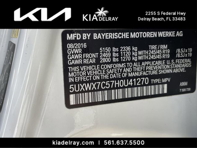 Used 2017 BMW X3 xDrive35i image 37