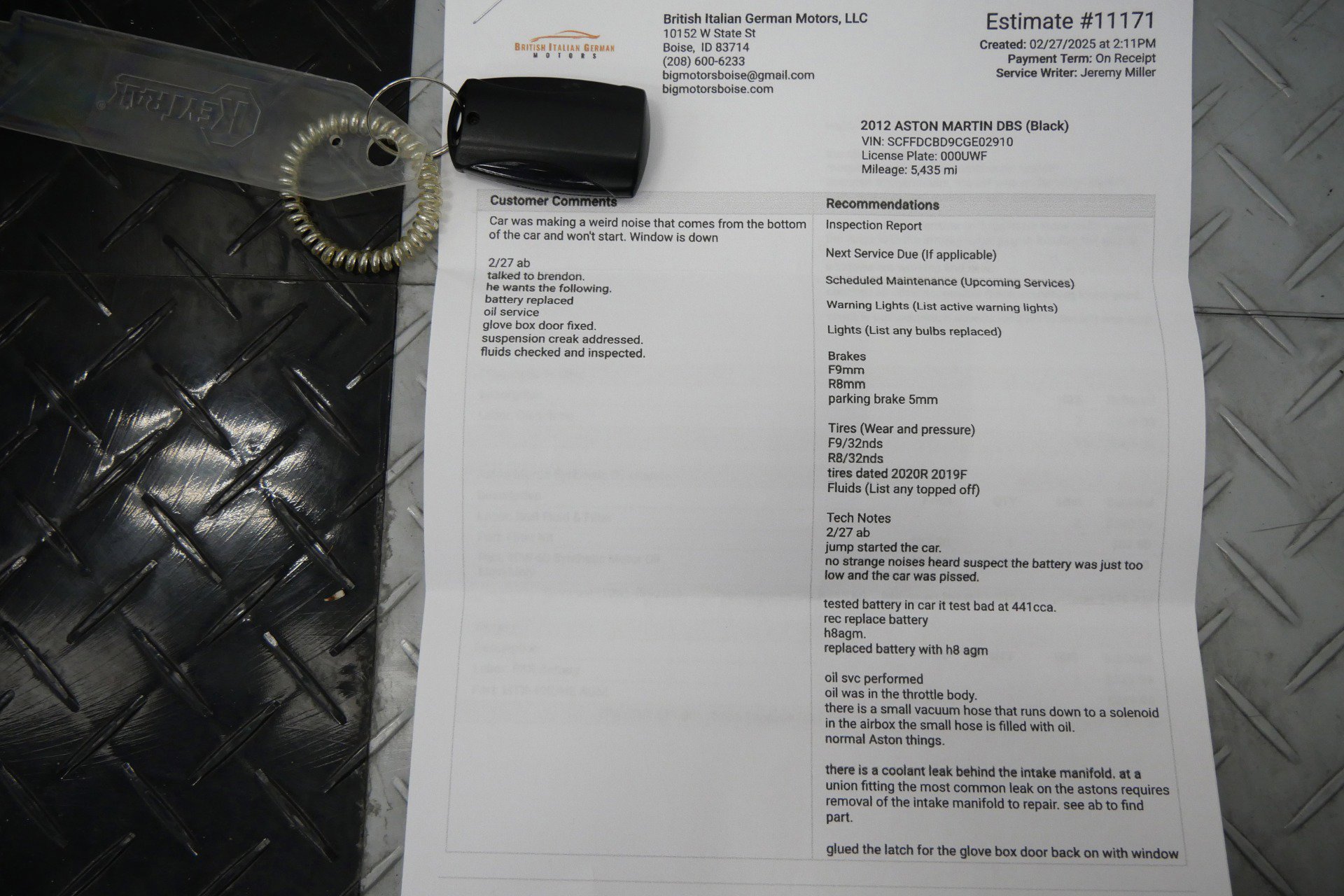 Used 2012 Aston Martin DBS Carbon Black RWD image 44