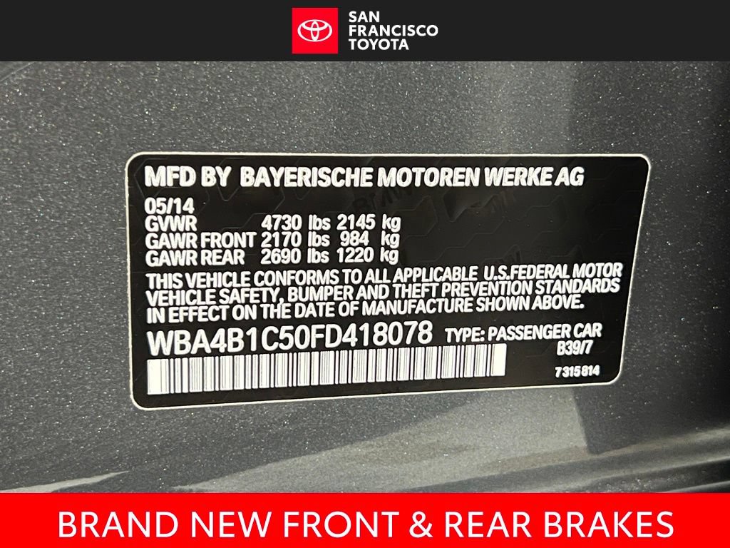 Used 2015 BMW 435i Gran Coupe RWD image 42