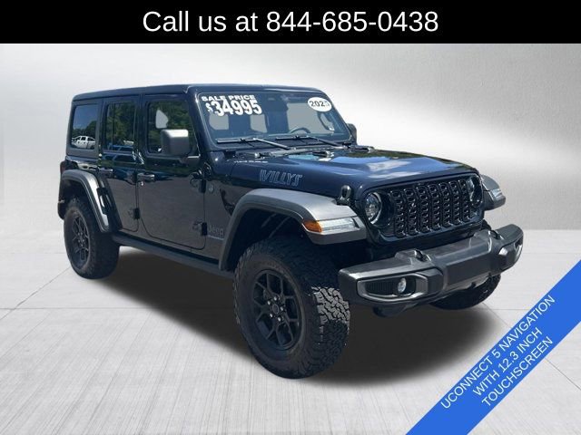 Certified 2025 Jeep Wrangler Unlimited Sport S 4xe AWD/4WD image 3