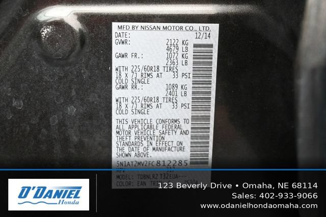 Used 2015 Nissan Rogue SL AWD/4WD image 45
