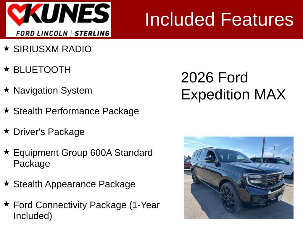 New 2026 Ford Expedition Max Platinum w/ Stealth Performance Package image 4