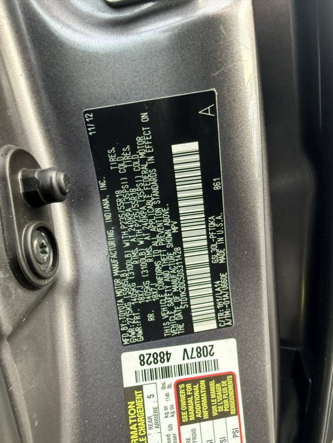 Used 2013 Toyota Sienna Limited w/ Premium Pkg image 40