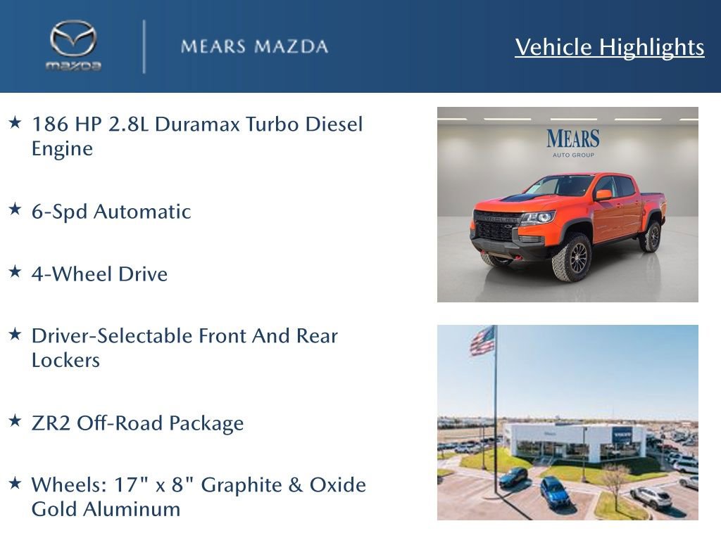 Used 2021 Chevrolet Colorado ZR2 image 2