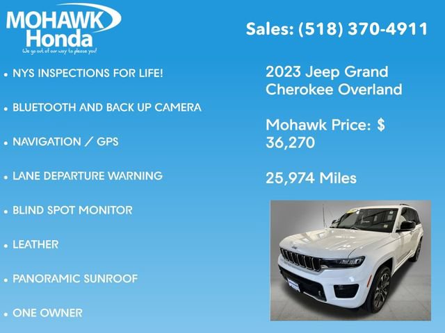 Used 2023 Jeep Grand Cherokee Overland AWD/4WD image 7