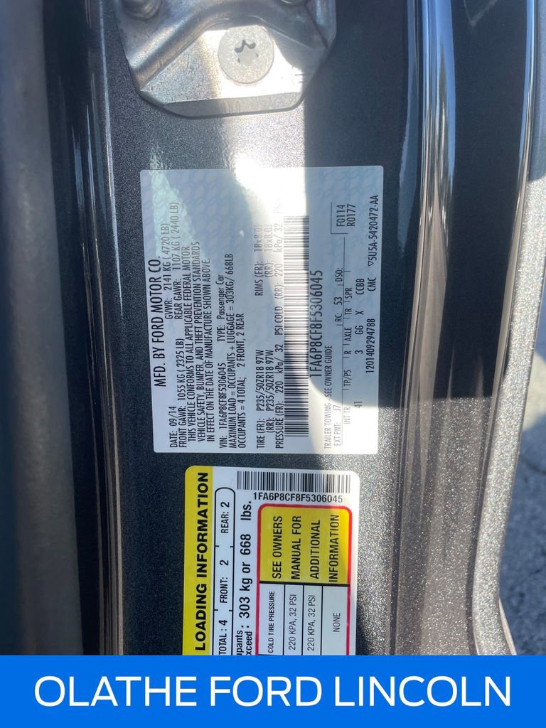 Used 2015 Ford Mustang GT Premium w/ Equipment Group 401A image 27