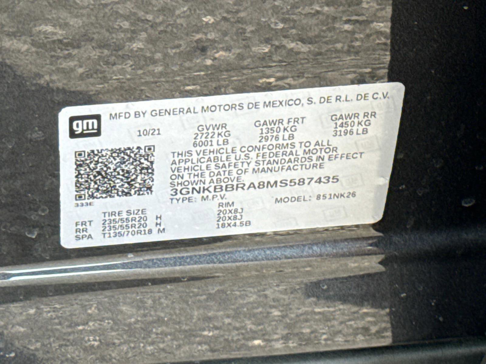 Used 2021 Chevrolet Blazer LT w/ LPO, Floor Liner Package image 30