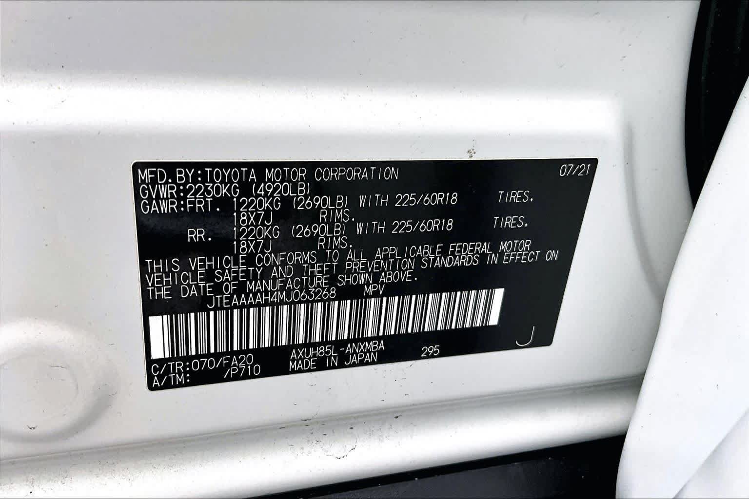 Used 2021 Toyota Venza AWD/4WD image 33