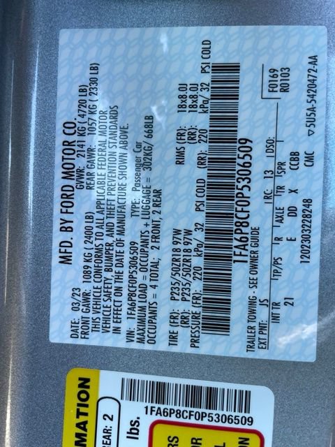 Used 2023 Ford Mustang GT w/ Equipment Group 301A RWD image 20
