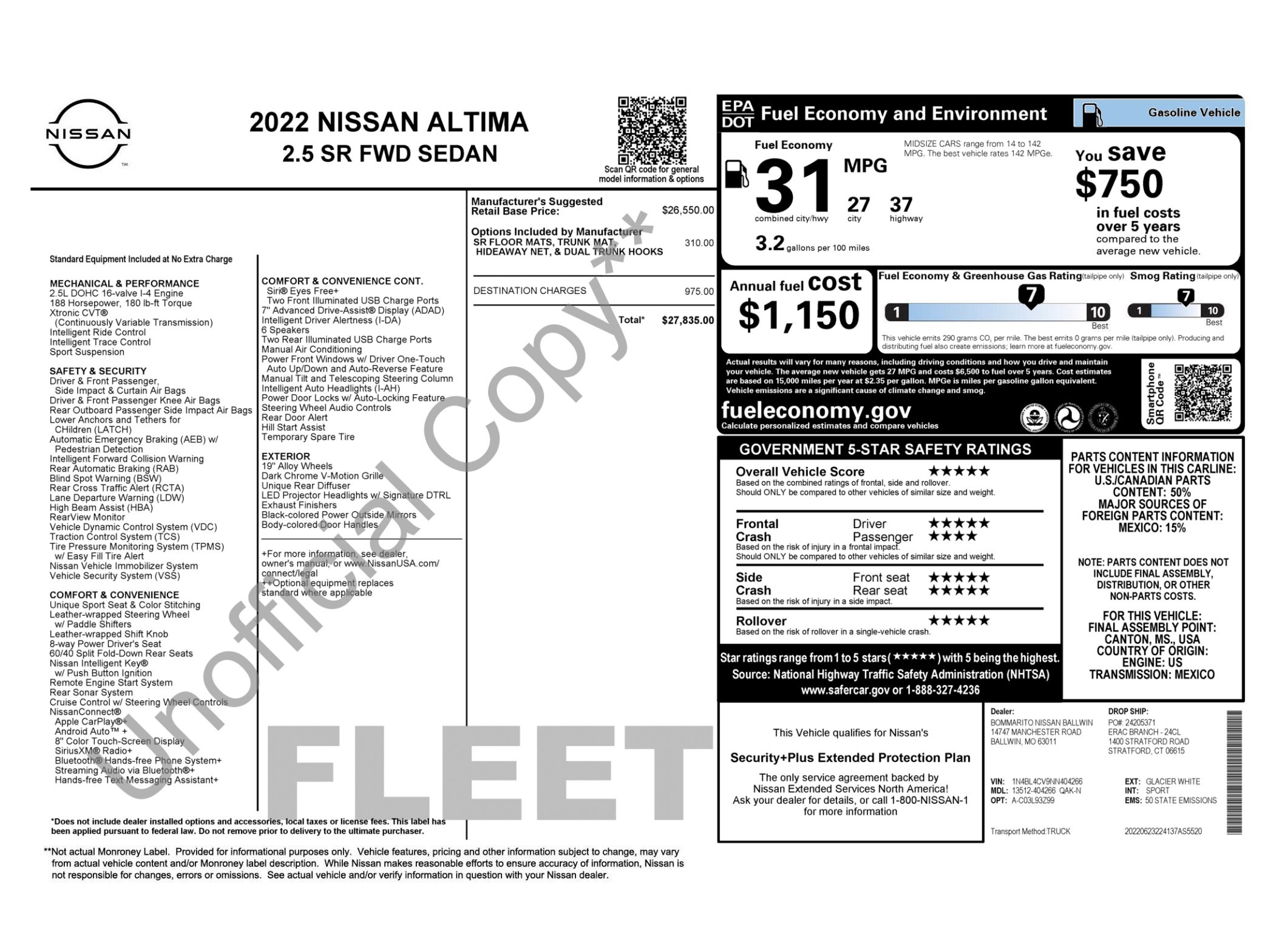 Used 2022 Nissan Altima 2.5 SR image 3