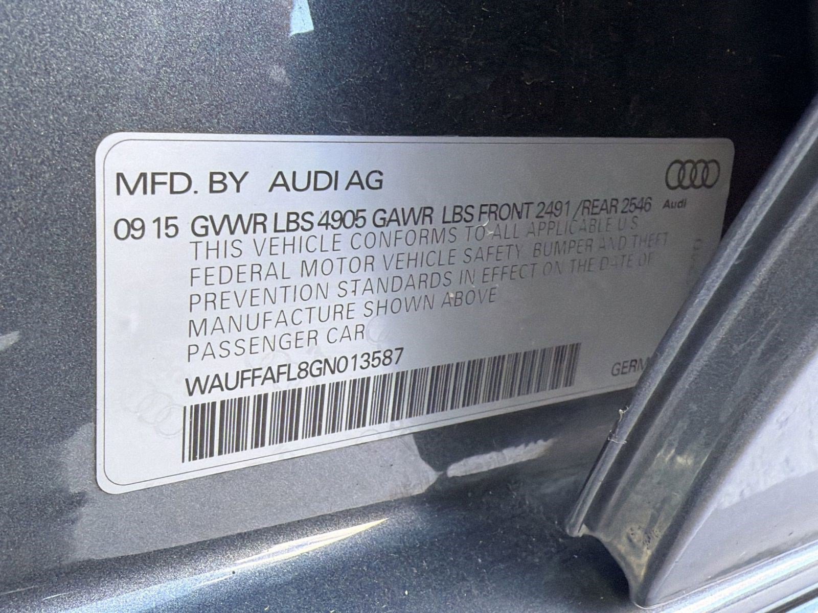 Used 2016 Audi A4 2.0T Premium Plus AWD/4WD image 20