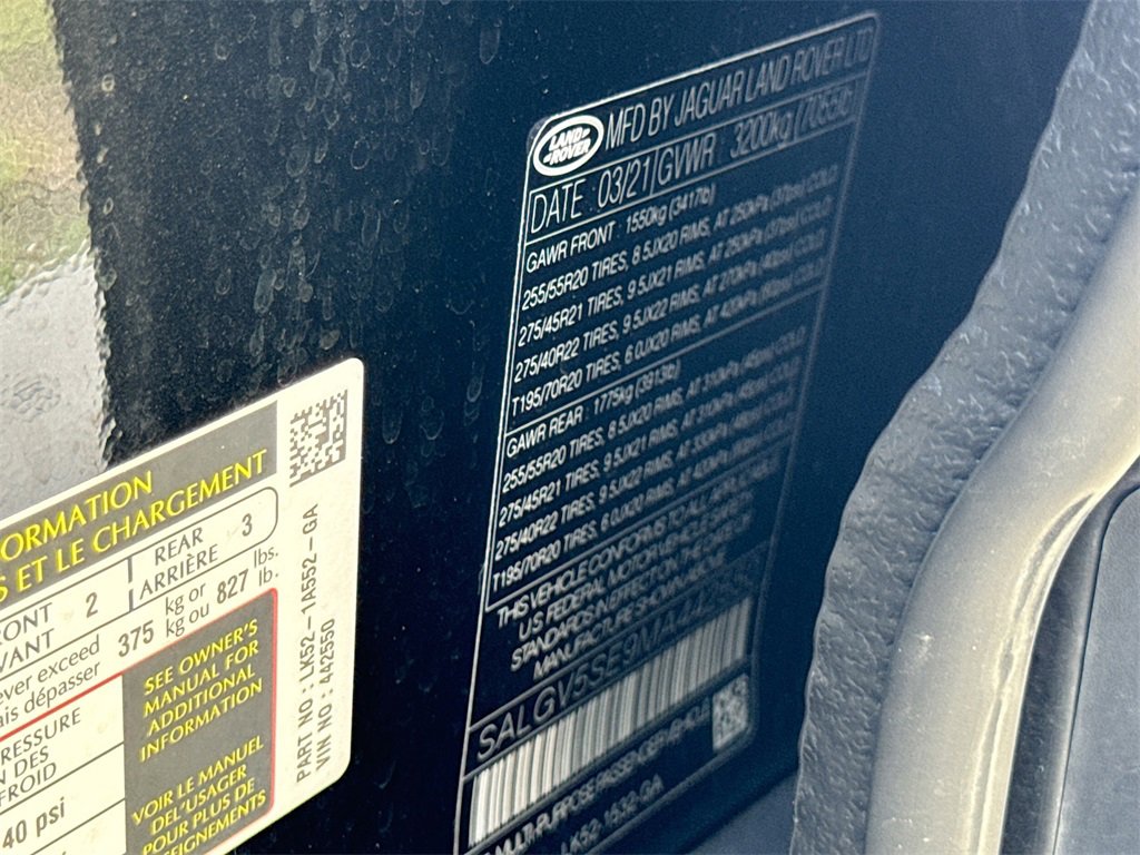 Used 2021 Land Rover Range Rover Long Wheelbase Autobiography image 35