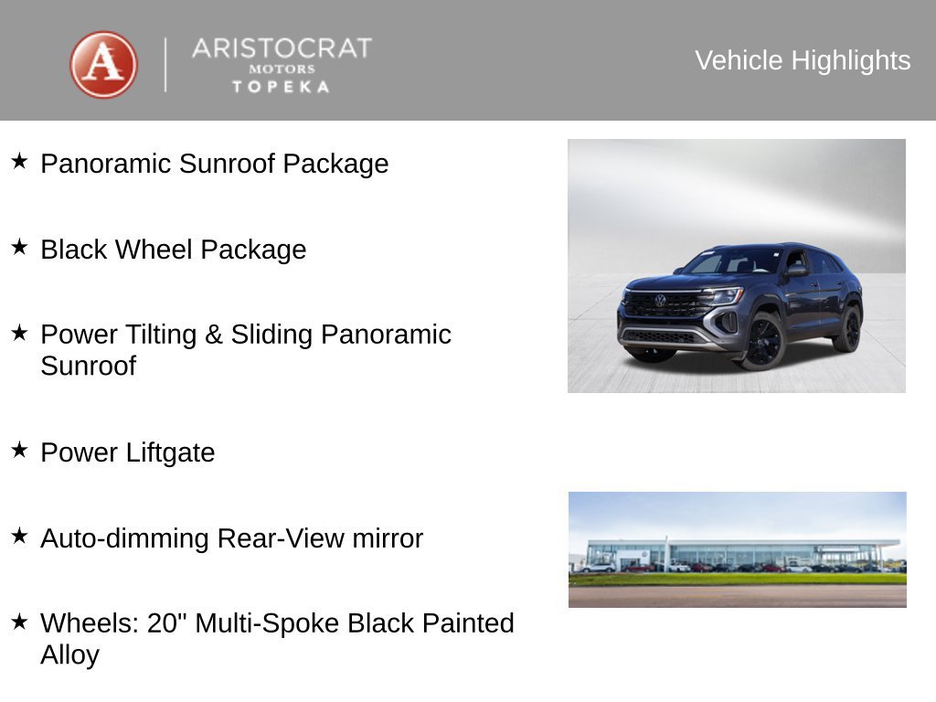 Certified 2024 Volkswagen Atlas Cross Sport SE w/ Panoramic Sunroof Package AWD/4WD image 4