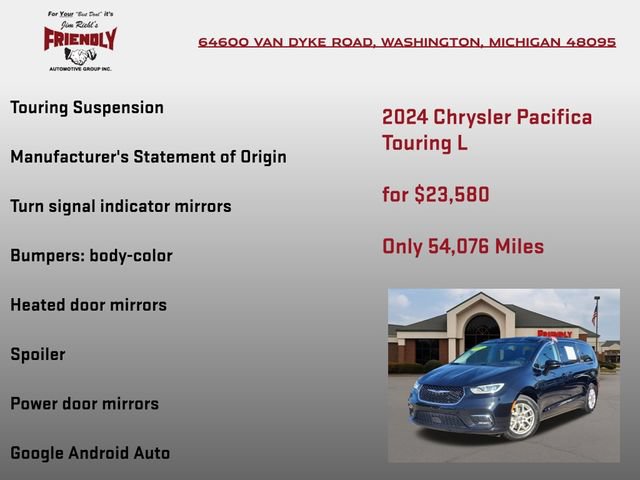 Used 2024 Chrysler Pacifica Touring-L FWD image 30